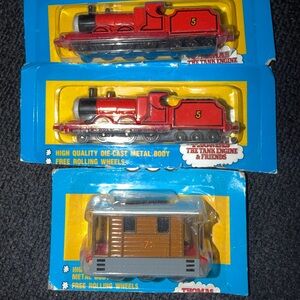 Thomas & Friends Red and Brown Die-Cast Train Set